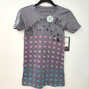 NWT Sugar & Rox Heart T-shirt